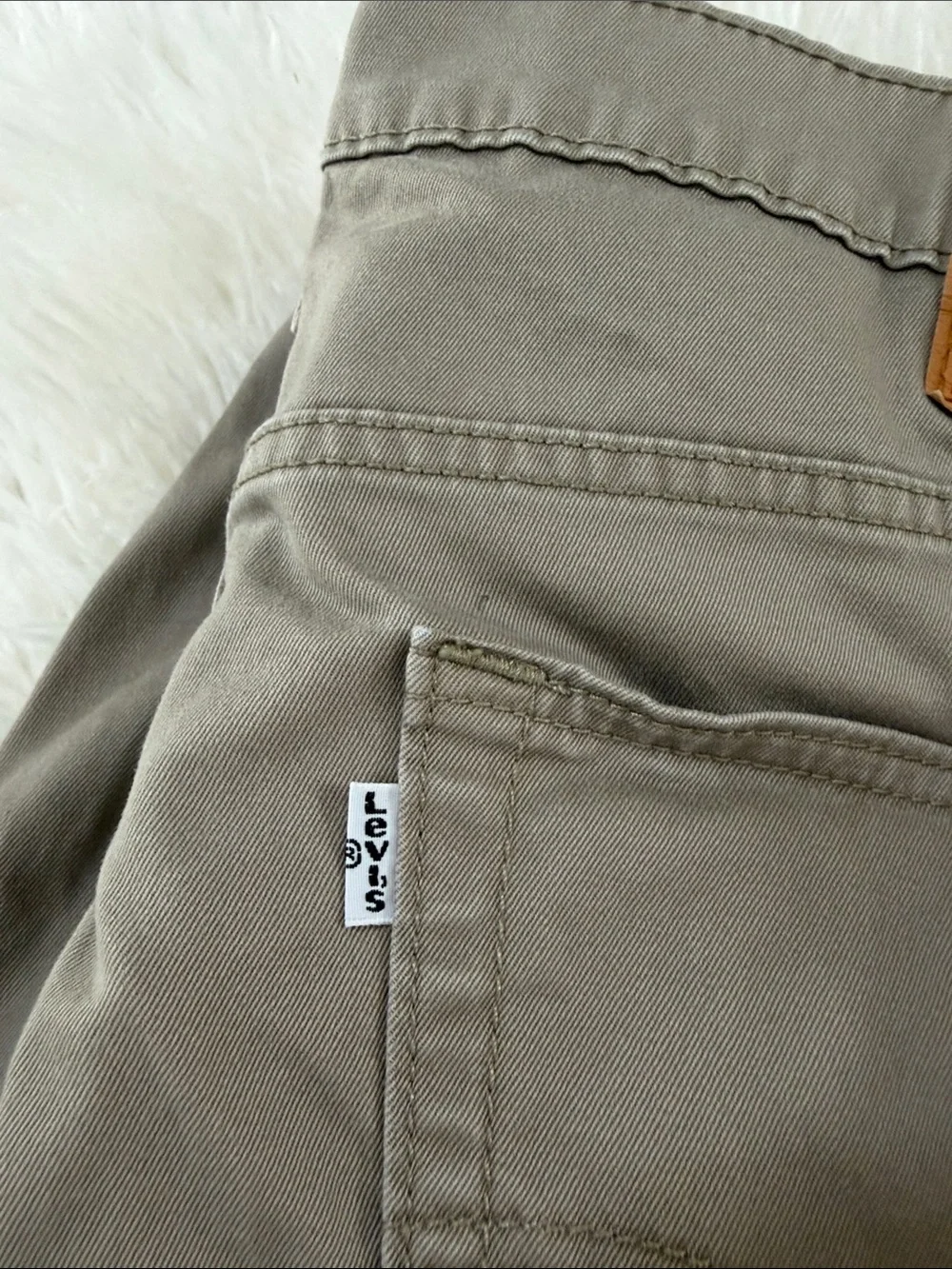 Levi's Tan Straight Leg Khakis Size 36X32